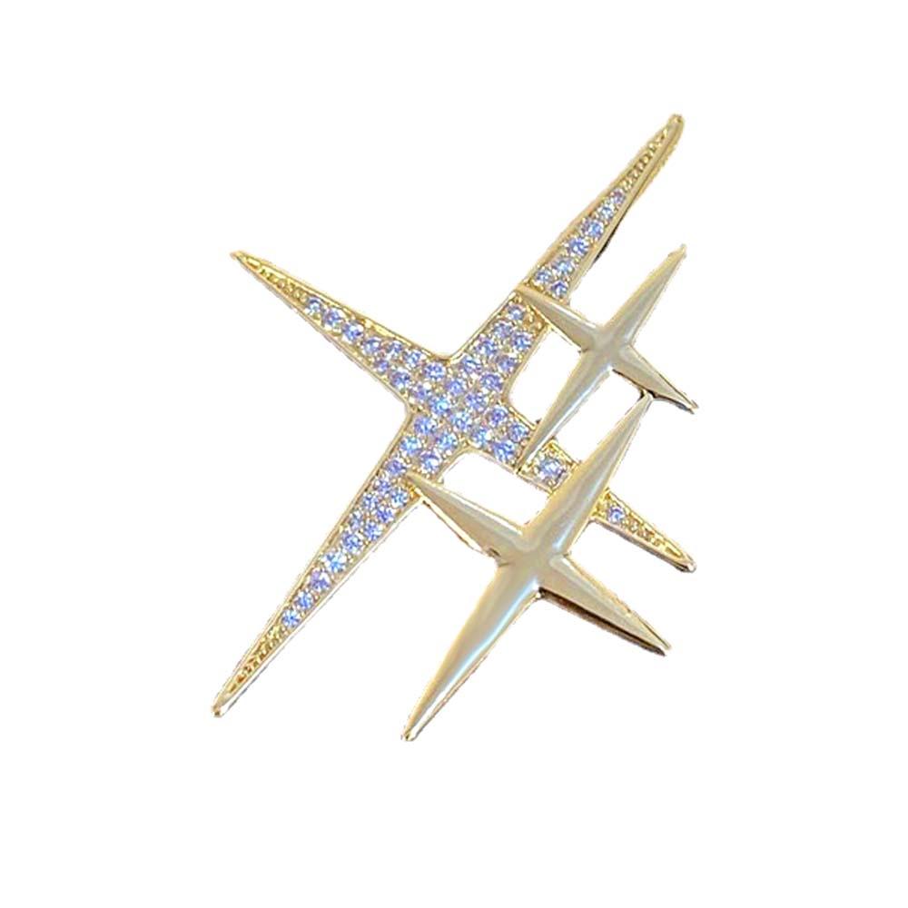 Star brooch Sweater Suit Accessories Wild Gifts For Her