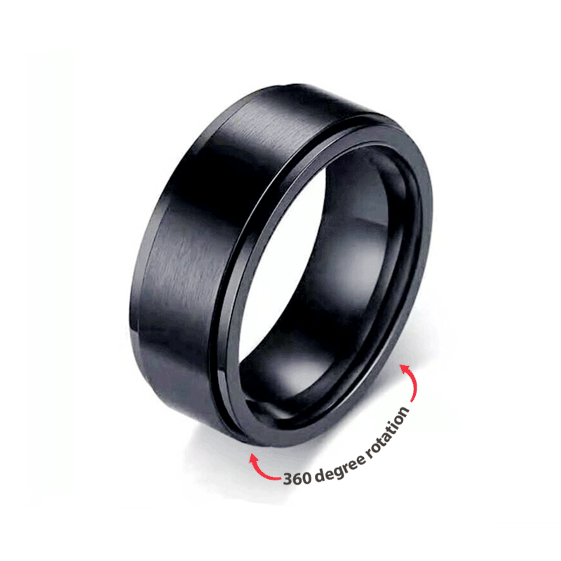 Simple Anxiety Ring Anti-Anxiety Relief Gift for Men Women