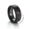Letter Anxiety Spinning Ring Anti-anxiety Relief Ring Silver Plated For Him