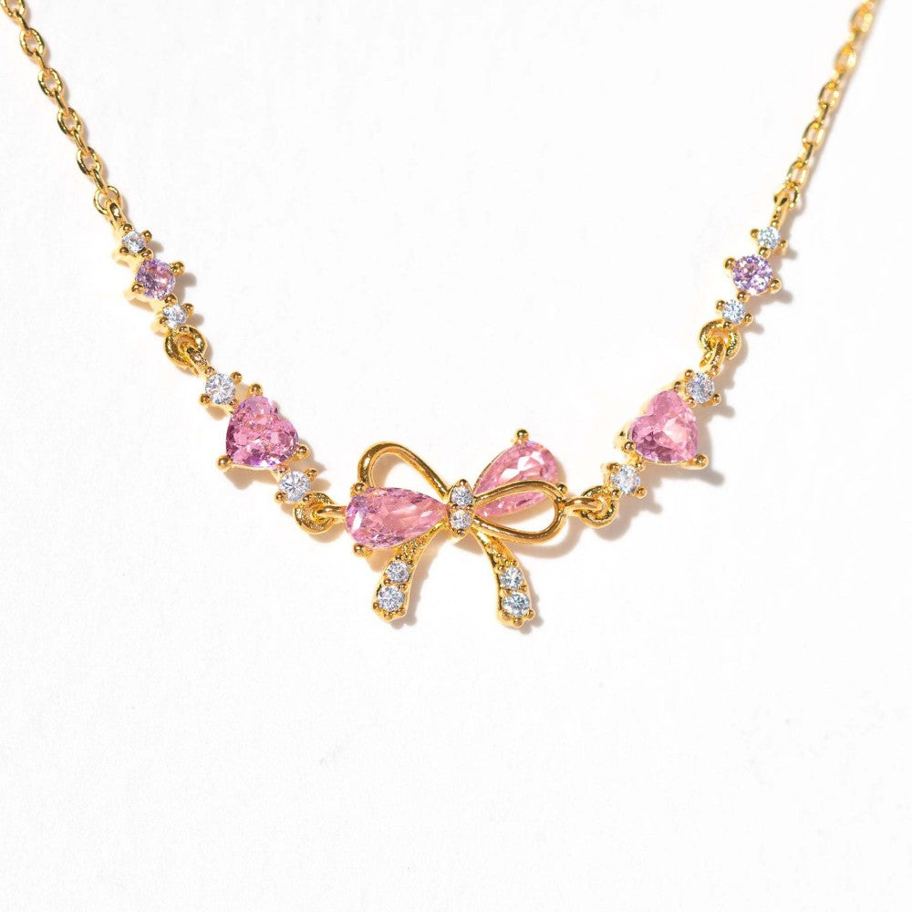 Bow Bracelet Zirconia Bracelet Gifts for Her