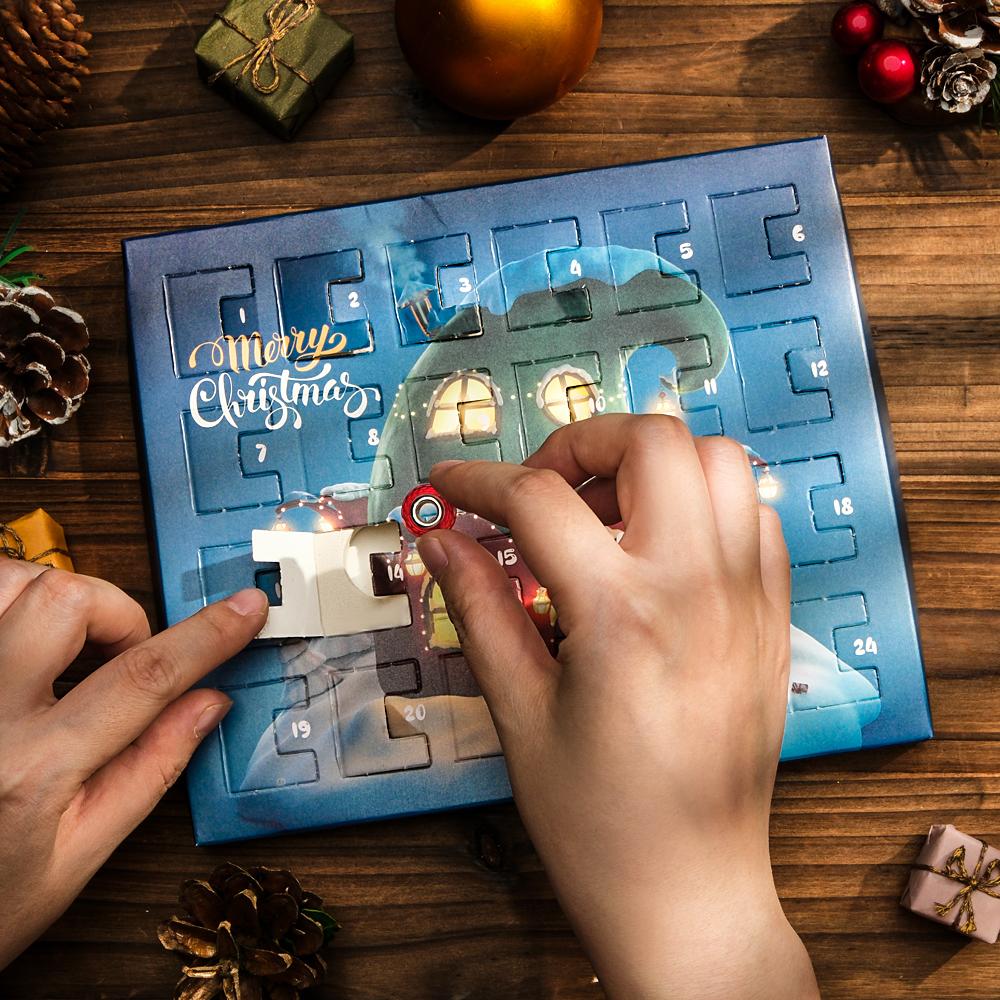 Christmas Charm Surprise Blind Box Charm Bracelet 24 Calendar Countdown Gift Box Jewelry Advent Calendar Gift Box