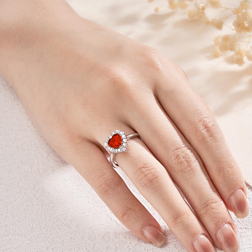 Adjustable Love Ring Couple Ring Propose Memory Valentine's Day Anniversary Gift Delicate Ring for Her