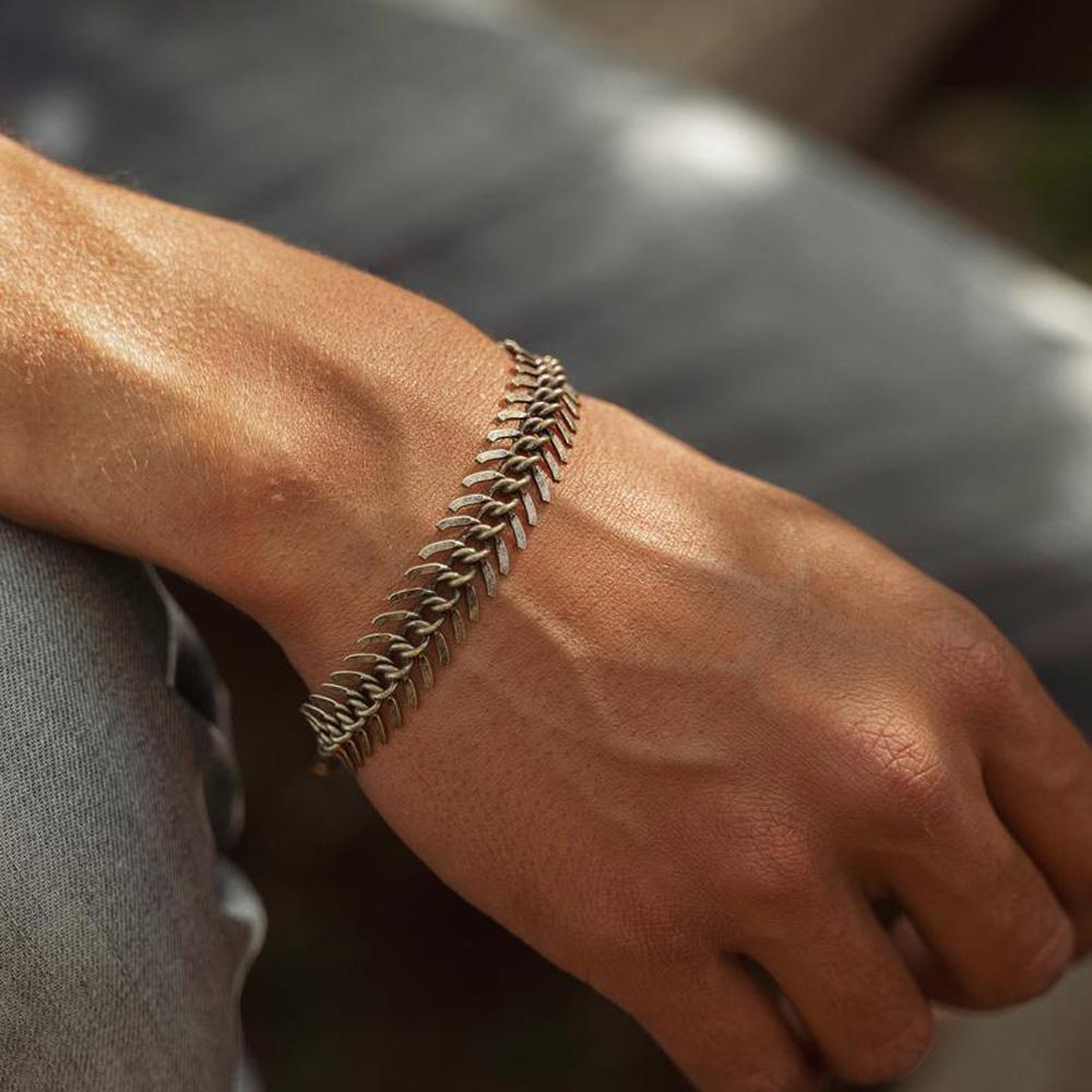 Creative Bracelet Vintage Fishbone Thorns Gifts