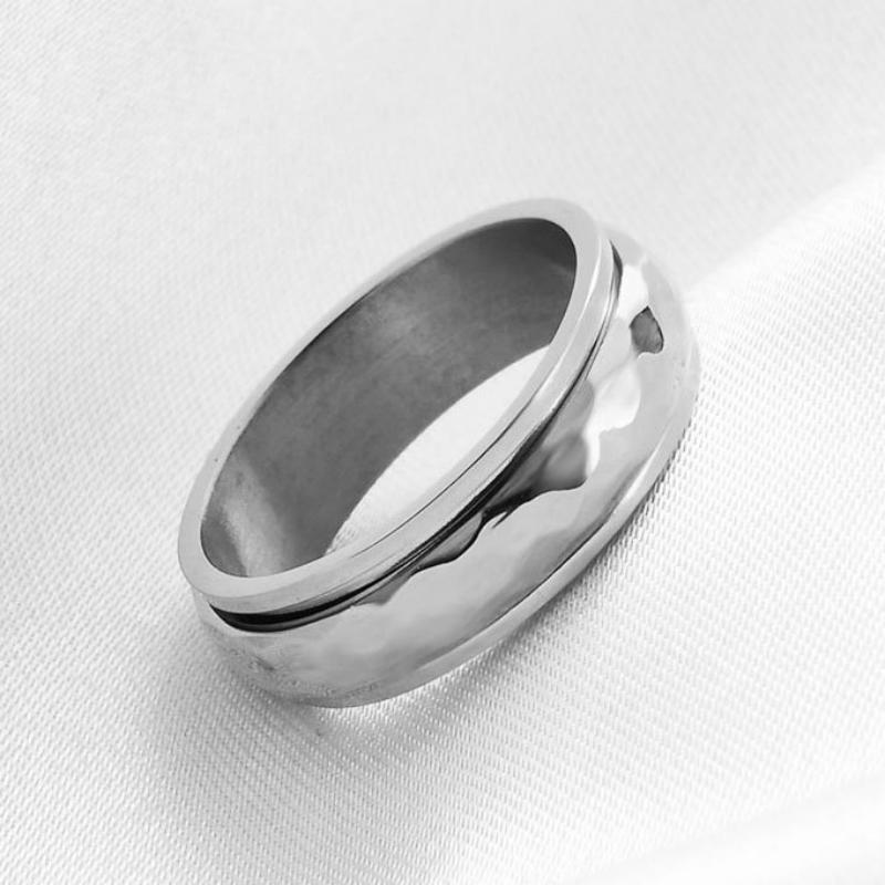 Spinner Ring Relieving Anxiety Rotating Ring Jewelry Gift for Women Men