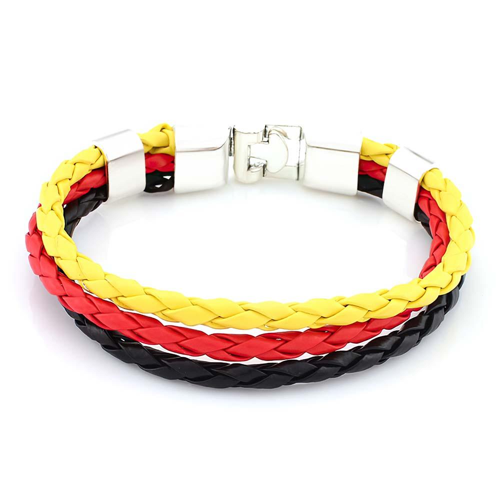 Flag Bracelet World Cup Couple Woven Gifts