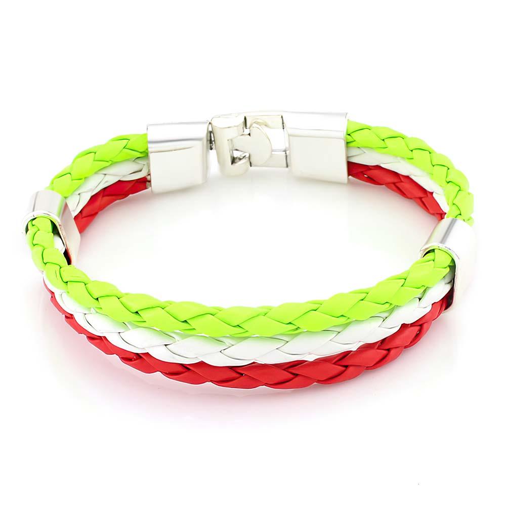Flag Bracelet World Cup Couple Woven Gifts