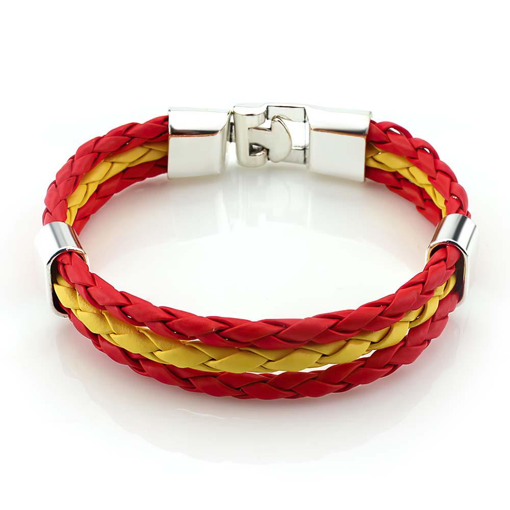 Flag Bracelet World Cup Couple Woven Gifts
