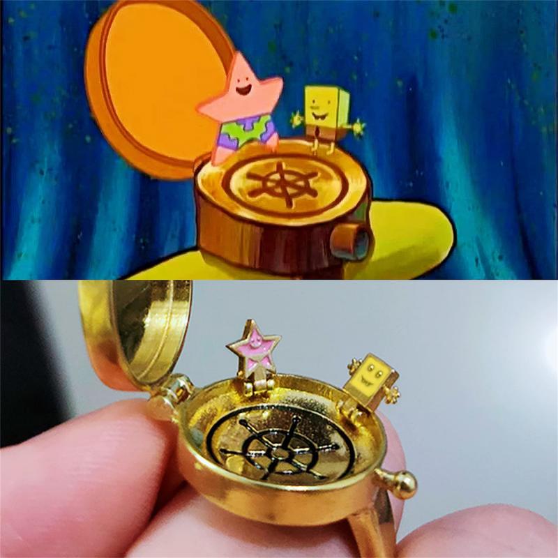 Best Friends Forever Ring Adjustable Spinner Ring Jewelry Gift for Lovers Best Friends