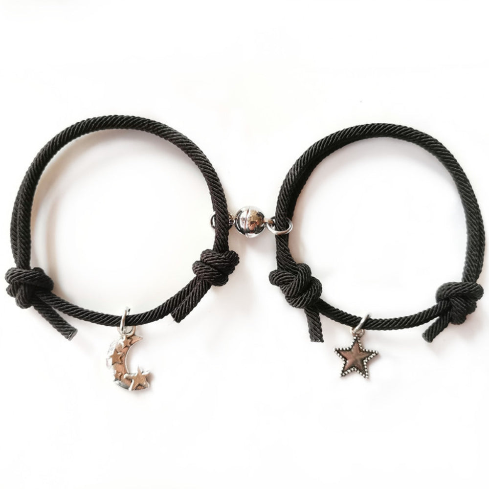 Magnetic Couple Weave Bracelet Set Valentine's Day Gift for Couples Friends