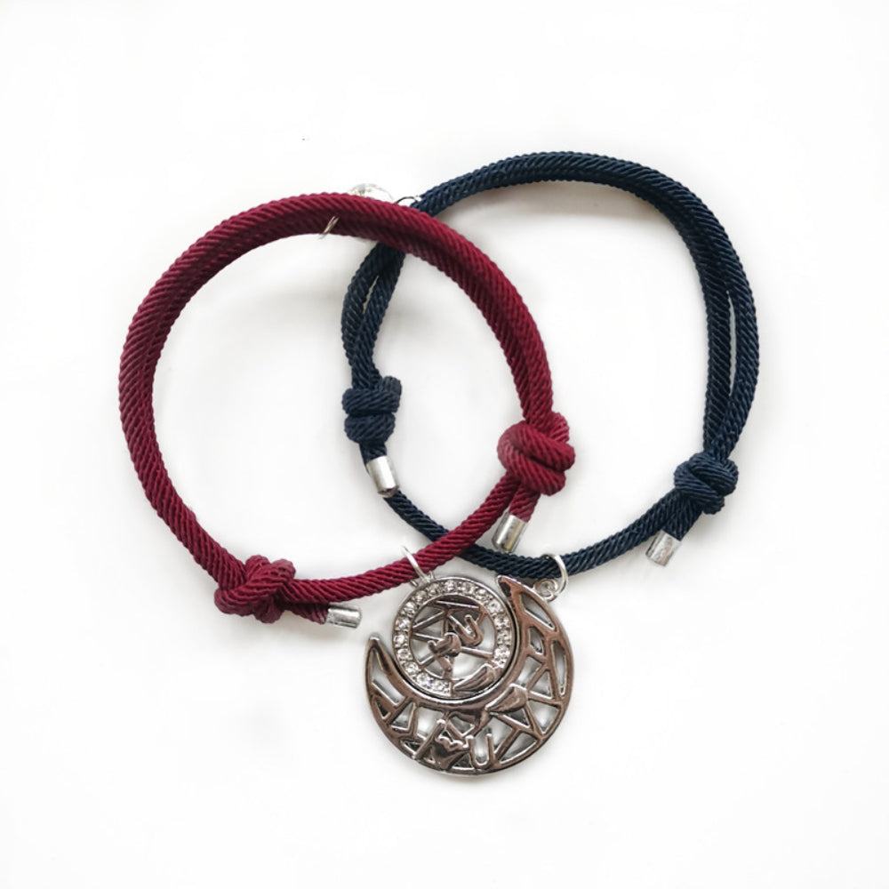 Magnetic Couple Weave Bracelet Set Valentine's Day Gift for Couples Friends
