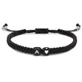Alphabet Bracelet Heart Shape Braided Explosive Gifts