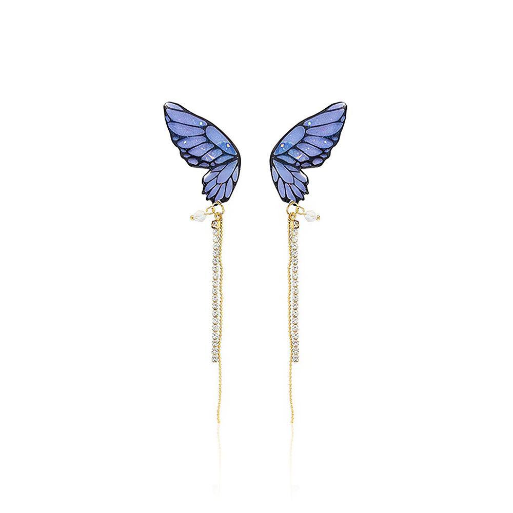 Acrylic Butterfly Statement Drop Earrings