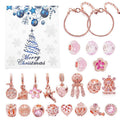 Countdown Calendar Box Christmas Gifts Jewelry Advent Calendar Charm Jewelry Set DIY Charm For Her