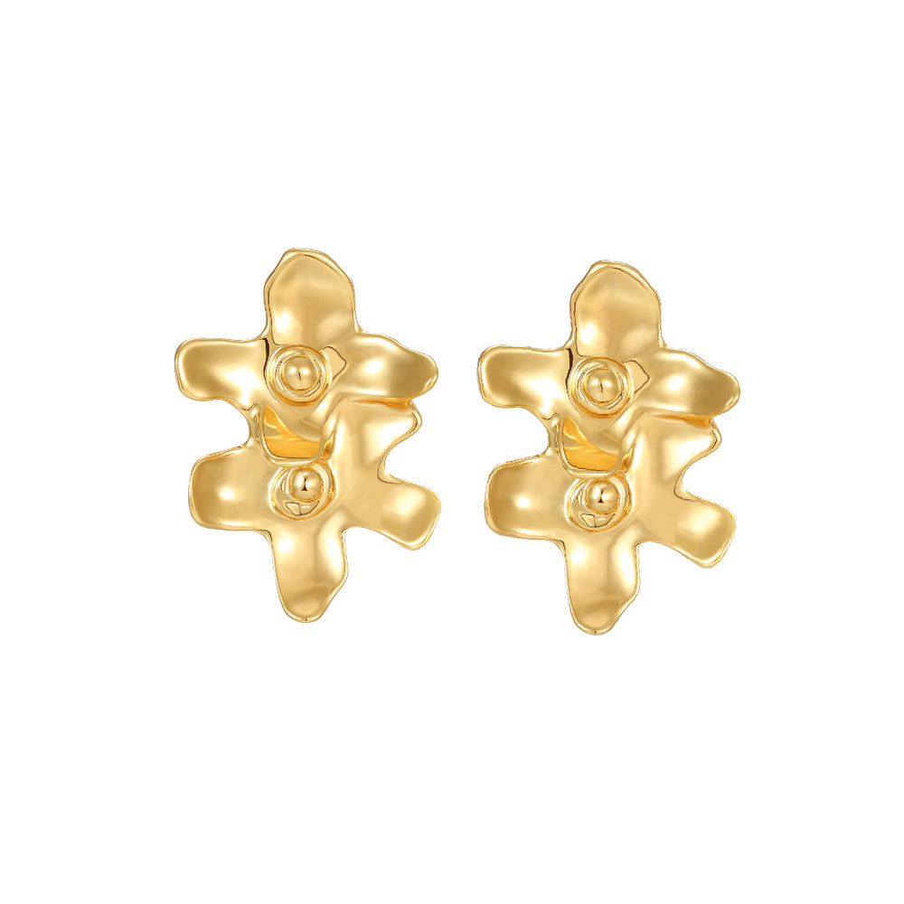 Hydrangea Collection Bifloral Small Earrings