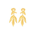 Bamboo Collection Bamboo Leaf Earrings