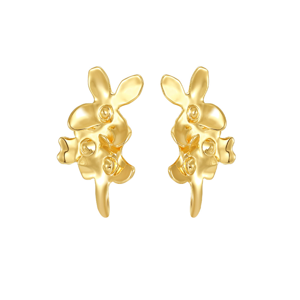 Hydrangea Collection Bifloral Earrings