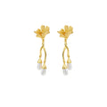 Cosmos Collection With Folding Flower Hyperbolic Earrings