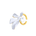 Flower With Iris Collection Five Petals Joint Golden Ring