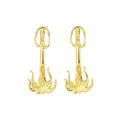 Datura Collection Single Flower Drop Earrings