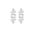 Butterfly Pea Collection Bifloral Flower Drop Earrings