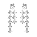 Camellia Collection Nine Flowers Tassel Earrings