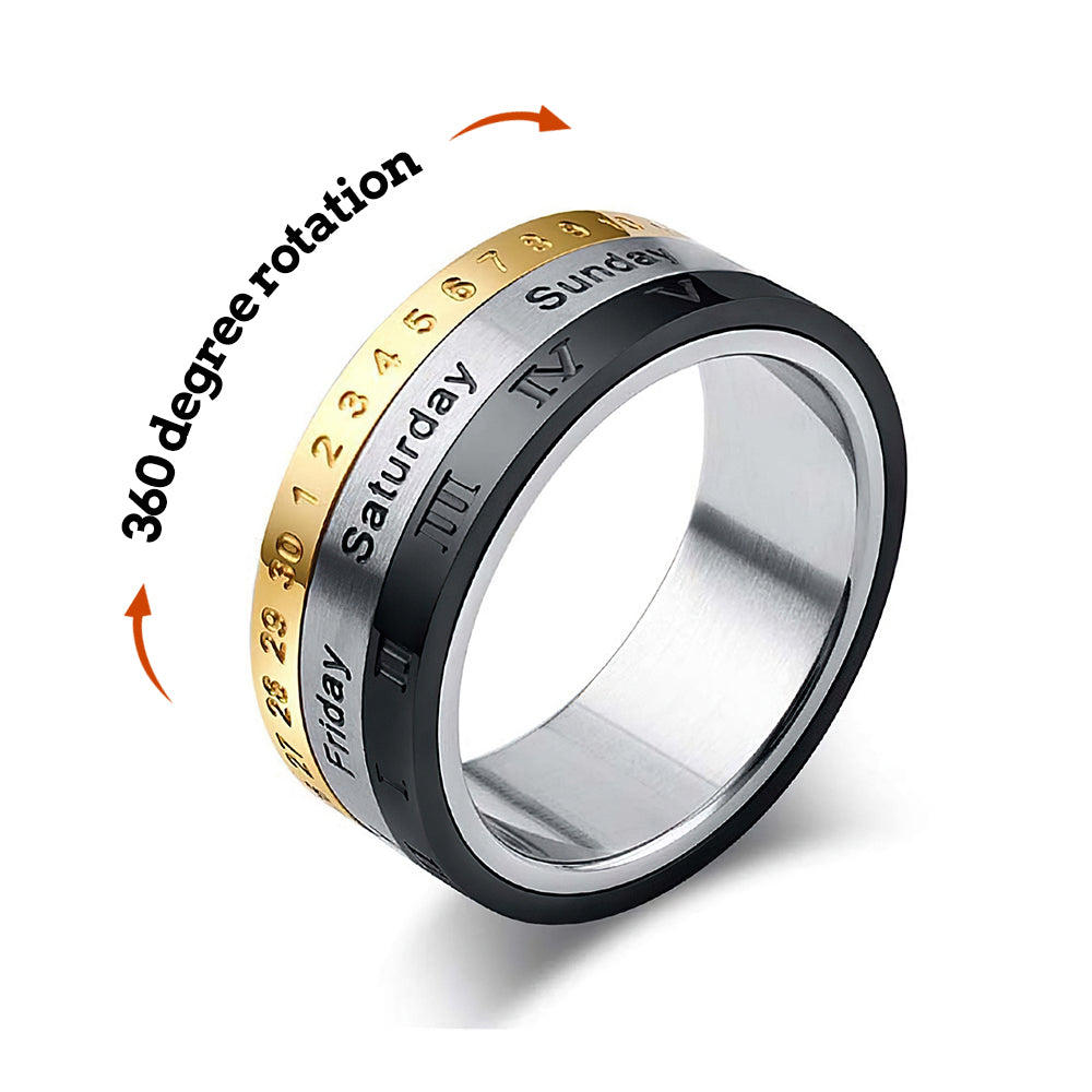 Anxiety Ring Relief Decompression Ring Creative Gift Fit for Women Men