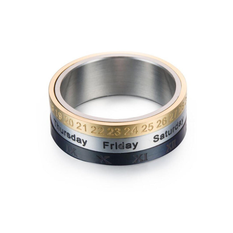 Anxiety Ring Relief Decompression Ring Creative Gift Fit for Women Men