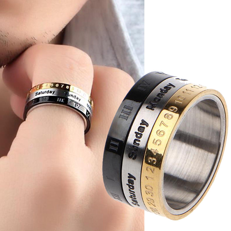 Anxiety Ring Relief Decompression Ring Creative Gift Fit for Women Men