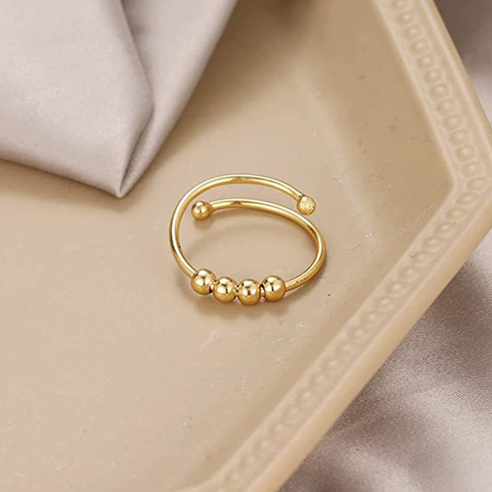 Anxiety Ring Anxiety Relief Decompression Adjustable Ring Jewelry Gift