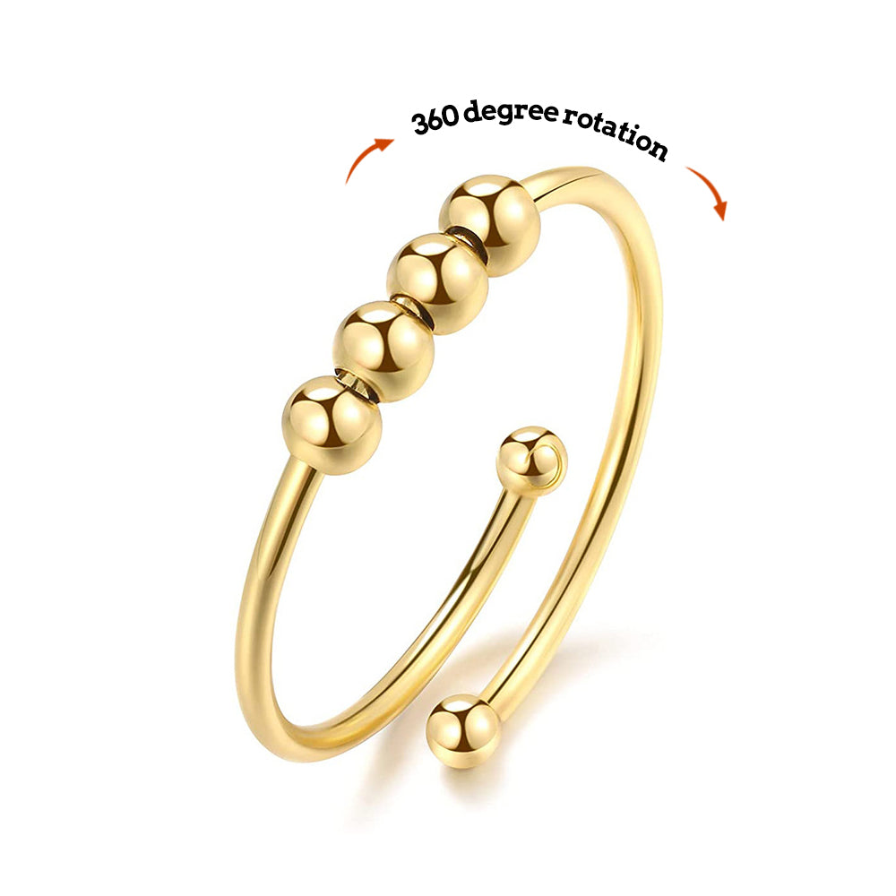 Anxiety Ring Anxiety Relief Decompression Adjustable Ring Jewelry Gift