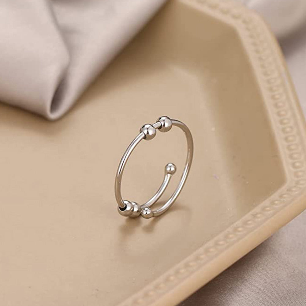 Anxiety Ring Anxiety Relief Decompression Adjustable Ring Jewelry Gift