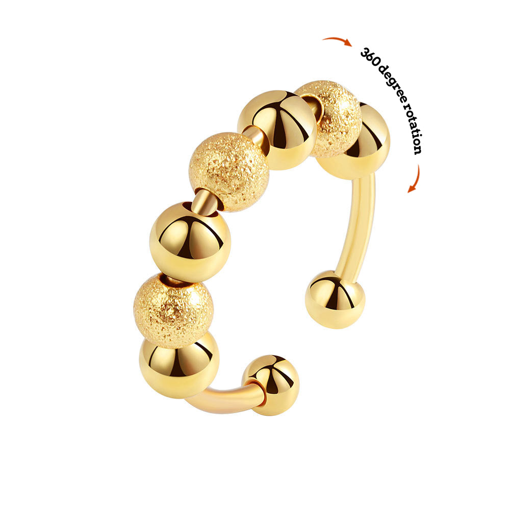 Anxiety Ring Adjustable Anxiety Relief Decompression Ring Jewelry Gift