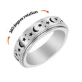 Anxiety Ring Anxiety Relief Decompression Star Moon Ring Creative Gift