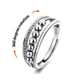 Adjustable Anxiety Ring Anxiety Relief Decompression Ring Jewelry Gift