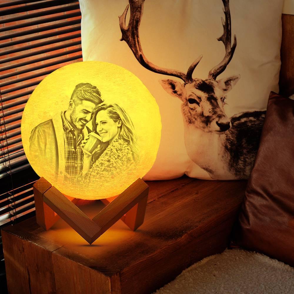 Photo Moon Lamp, Custom 3D Photo Light, Creative Gift 10cm-15cm Available