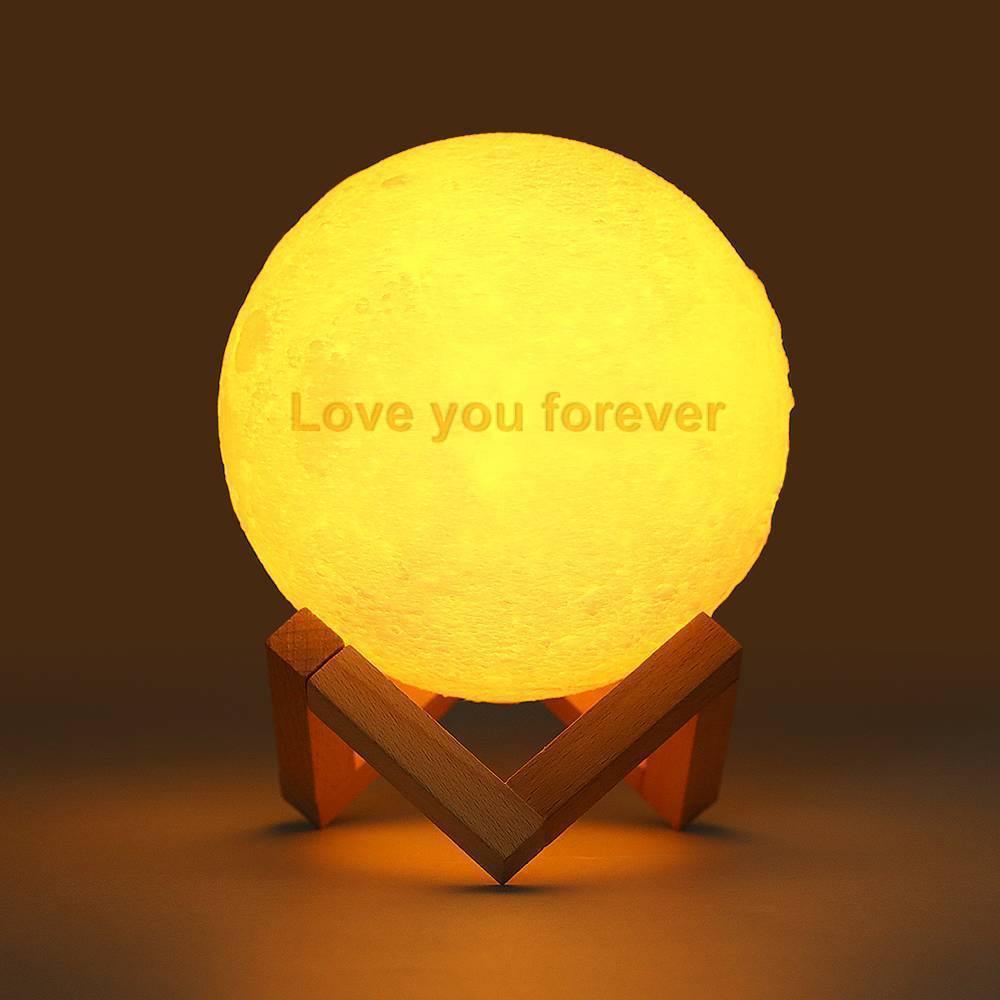 Photo Moon Lamp, Custom 3D Photo Light, Children's Gift - Remote Control 10-15cm