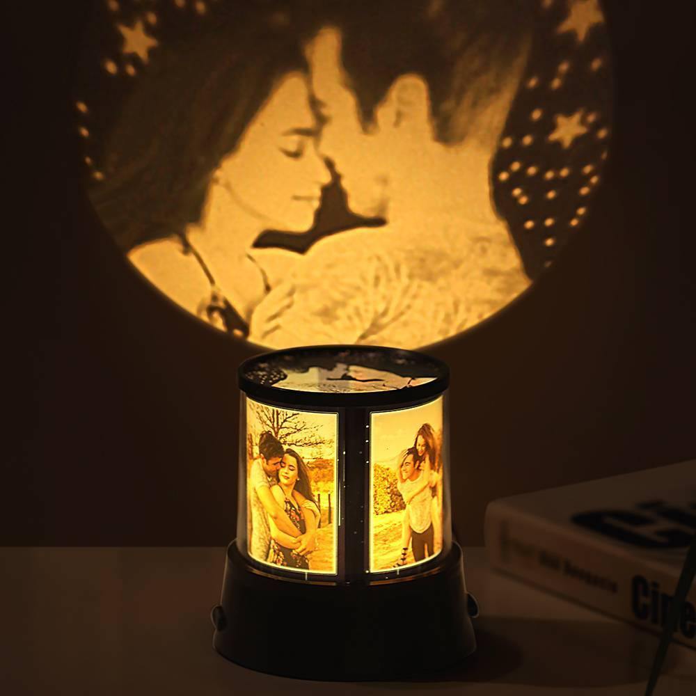 Personalized Photo Lamp, Custom Night Five Photos Gift for Lover