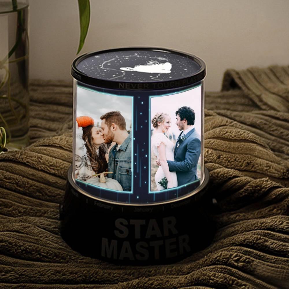 Personalized Photo Lamp, Custom Night Five Photos Gift for Lover