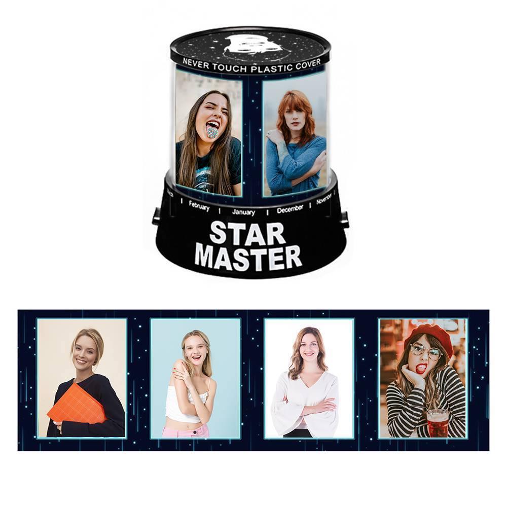 Personalized Photo Lamp, Custom Night Five Photos Gift for Lover