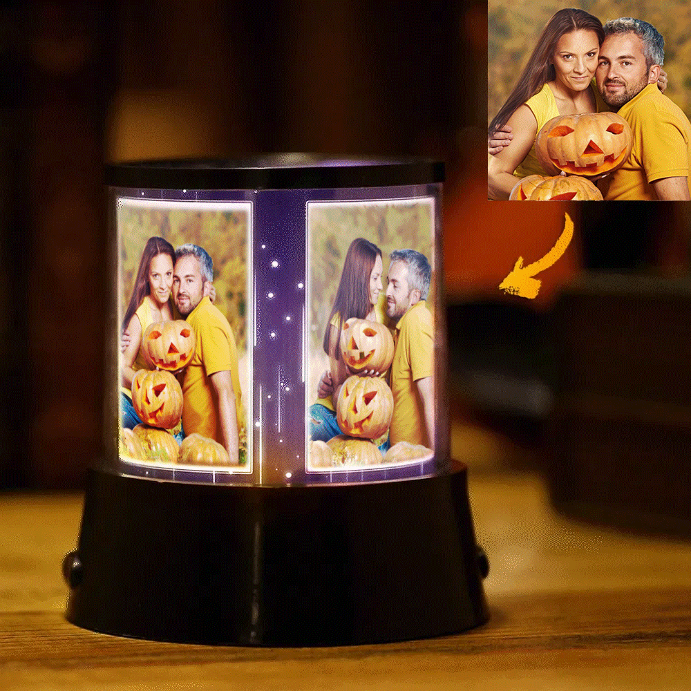 Personalized Photo Lamp, Custom Night Five Photos