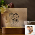 Personalized Photo Night Light Father Theme