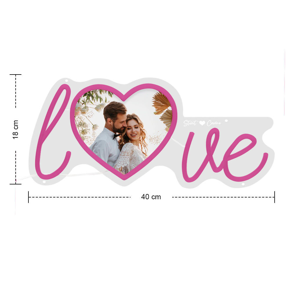 Anniversary Gifts Custom Love Neon Signs Personalized Photo LED Neon Lights