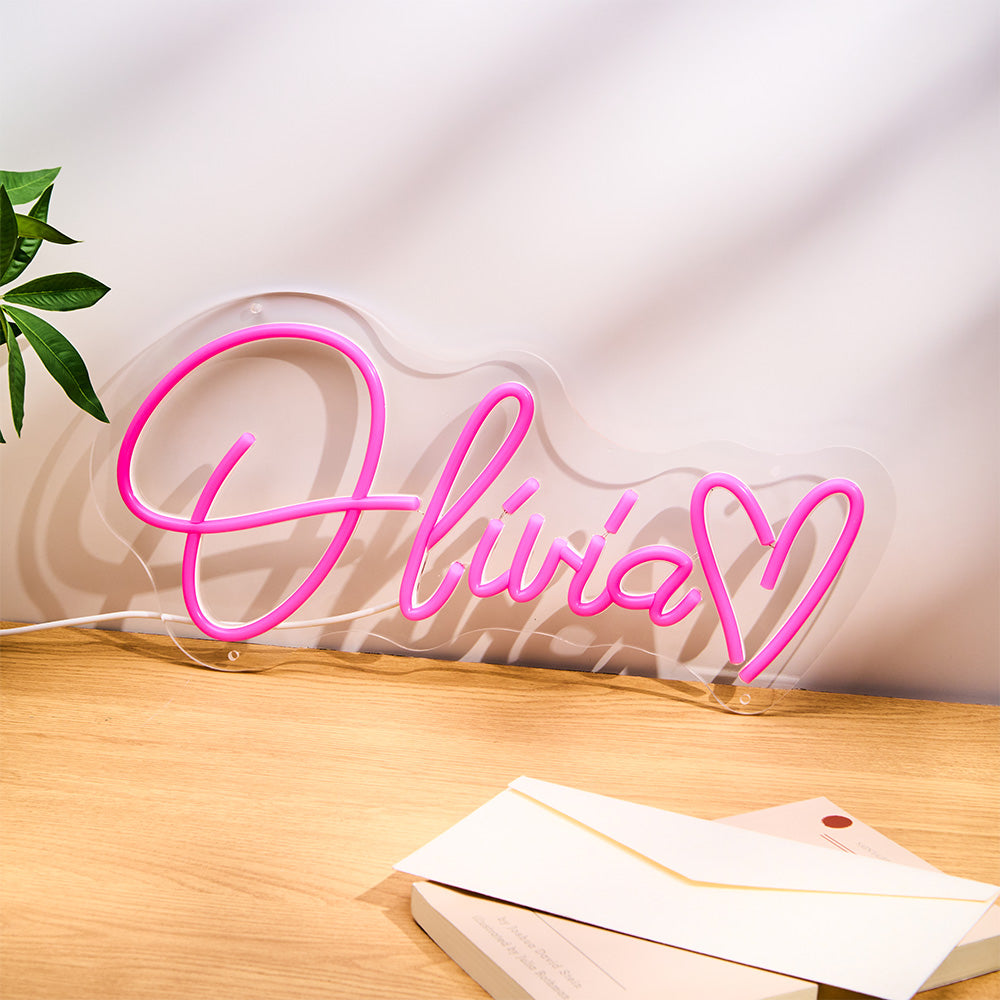 Custom Neon Lamp Personalized Name Neon Sign Adjustable Lamp Creative Decor for Bedroom