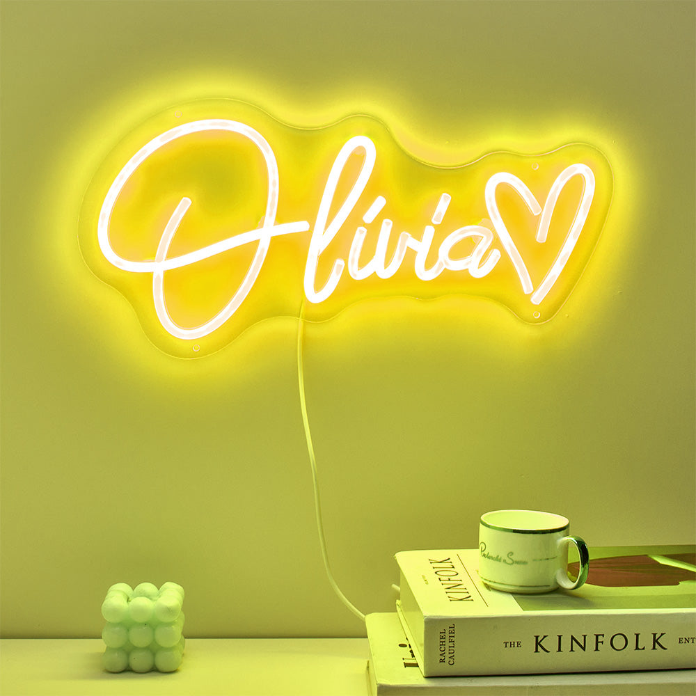 Custom Neon Lamp Personalized Name Neon Sign Adjustable Lamp Creative Decor for Bedroom