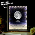Starry Night Customize Birth Moon Phase Mirror Light Box Father's Day Gifts Daddy's Universe