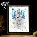 Customize Fist Mirror Light Box Father's Day Gifts