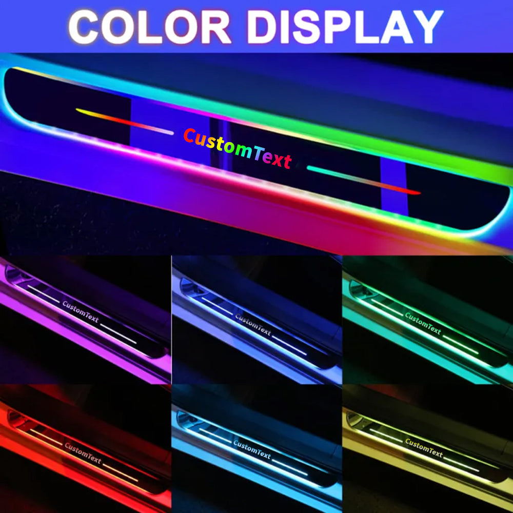 Custom Led Door Light Personalized Glow Custom Car Decoration