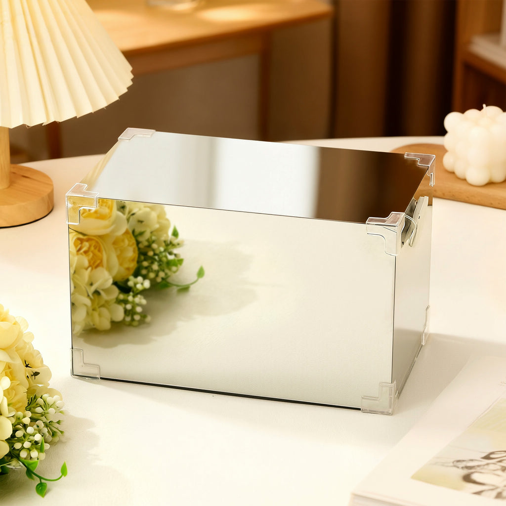 Customized Photo Butterfly Flower Sea Mirror Lamp Personalized DIY Set Flower Sea Gift For Lover