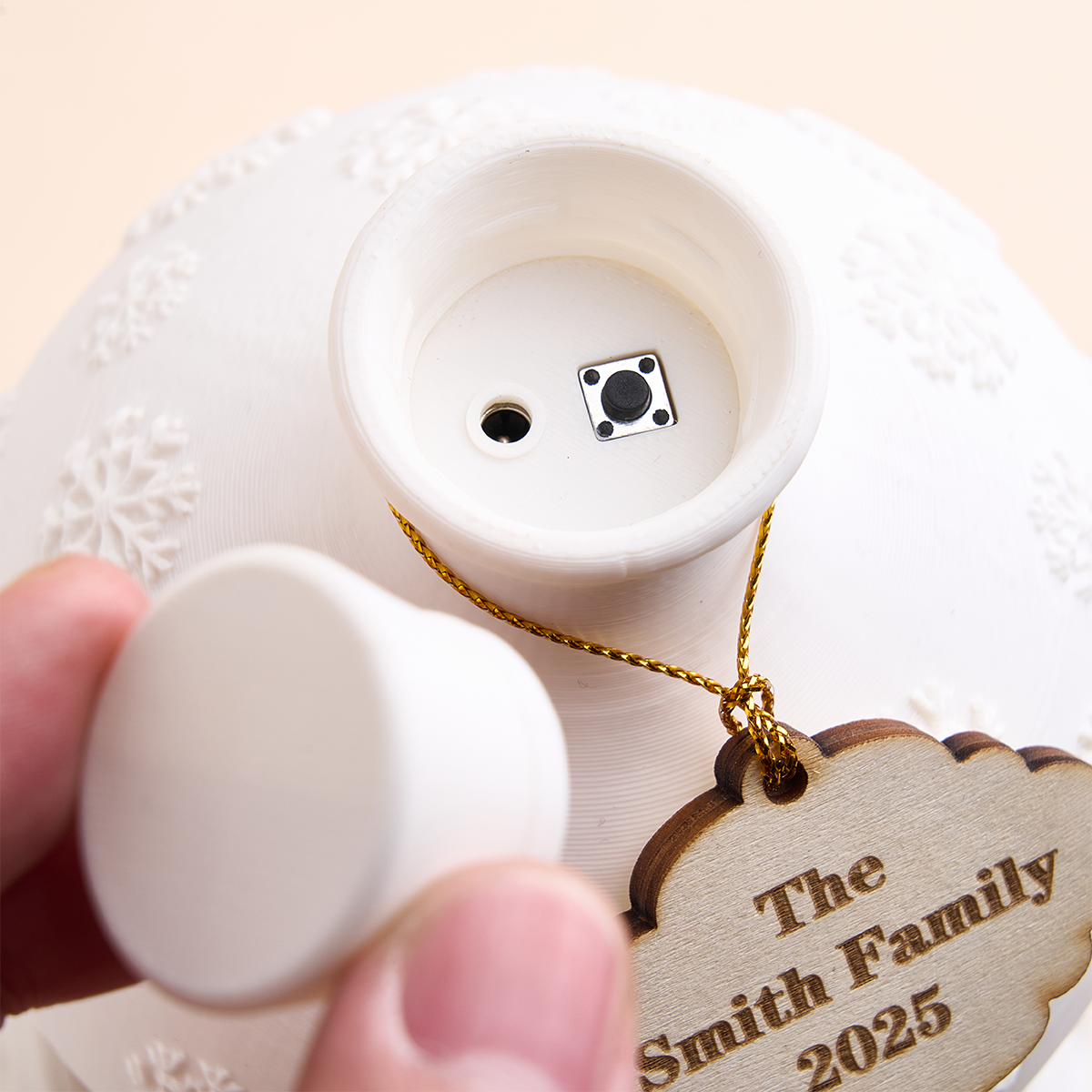 Custom Multi-Photo Rotating Night Light Music Box Engraved Family Keepsake Lamp Christmas Drift Bottle Light Christmas Tree Light Christmas Gift