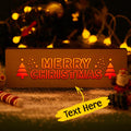 Custom Engraved Christmas Tree With a Variety of Lights Switch for Children Christmas Gifts